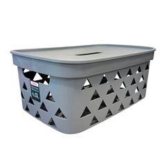 ORGANIZADOR COM TAMPA TRIANGULOS 6,8 L