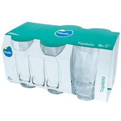 JOGO COPO TOPAZIO LONG DRINK 0,36LT 6PC